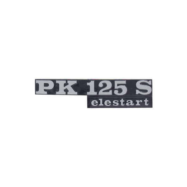 Letrero Vespa ''PK 125 S elestart''