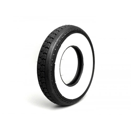 Neumático Vespa Continental - banda blanca 8&#039;&#039; 3.50-8